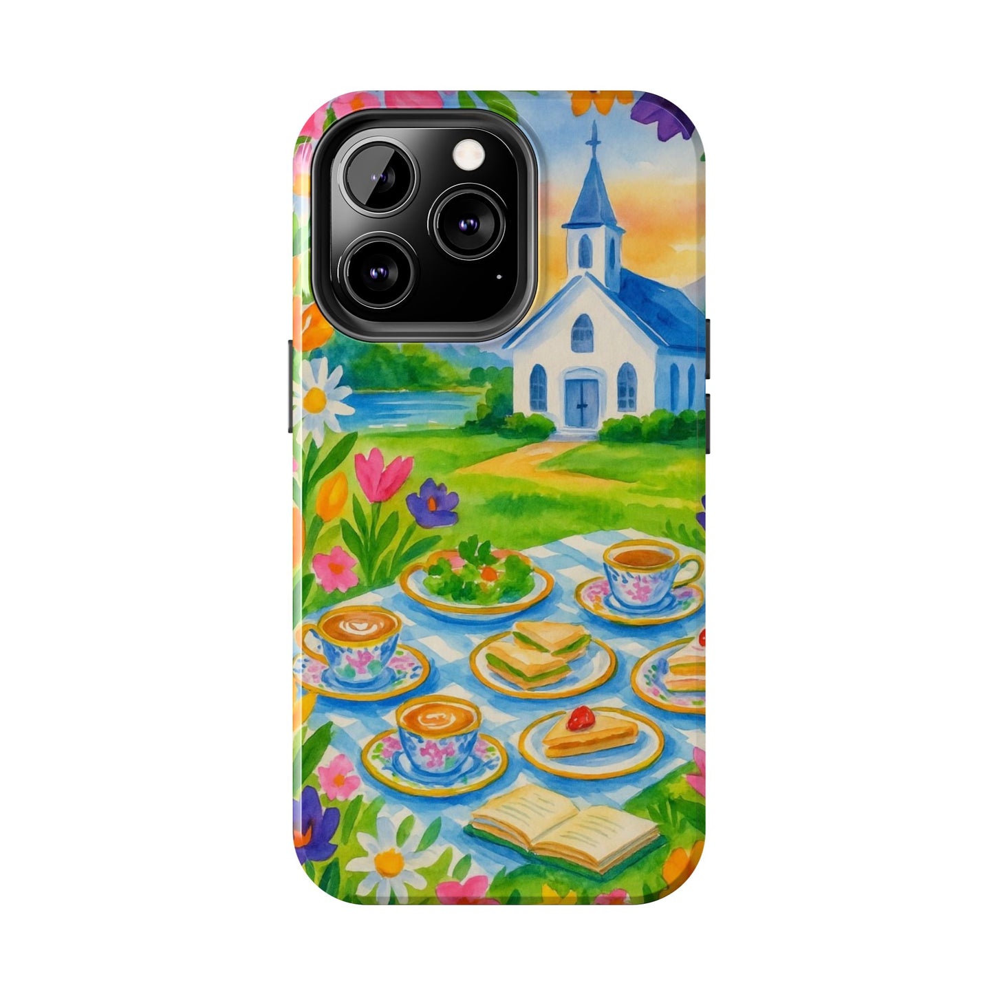 Tough Phone Cases - Church Girl Sketch
