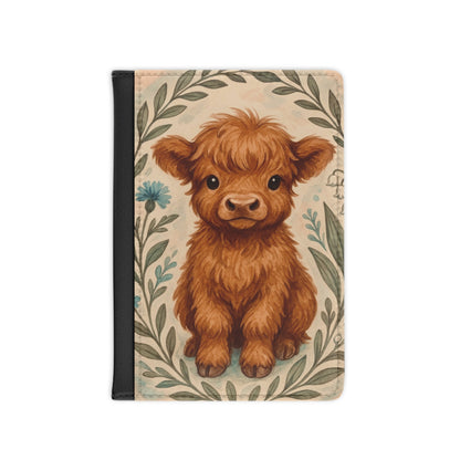 Whimsical Highland Cow Passport Cover, Travel Accessories, Cute Animal Design, Gift for Travelers, Adventure Journal Holder, Travel [...]