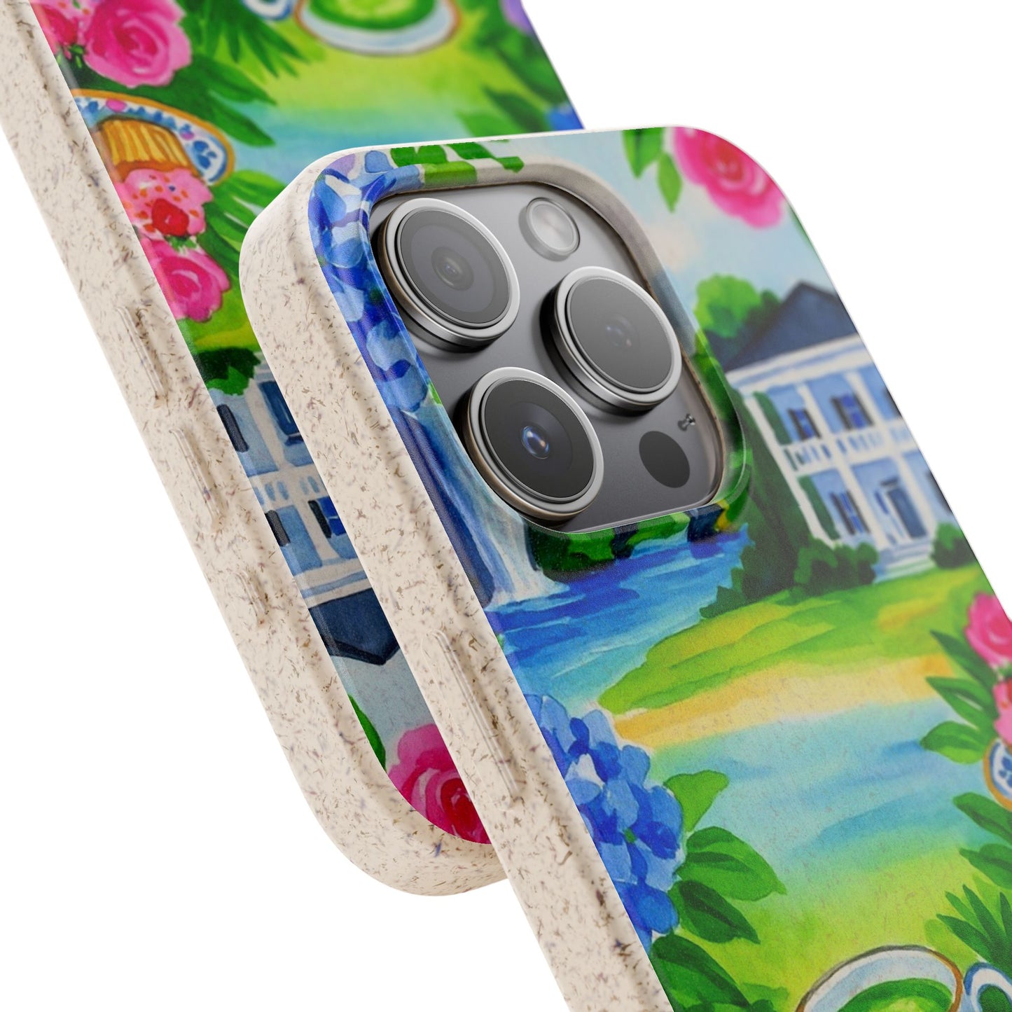 Eco-Friendly iPhone Case with Floral Tea Party Design, Biodegradable Phone Cover, Sustainable Gift, Nature Lover Phone Shell, [...]