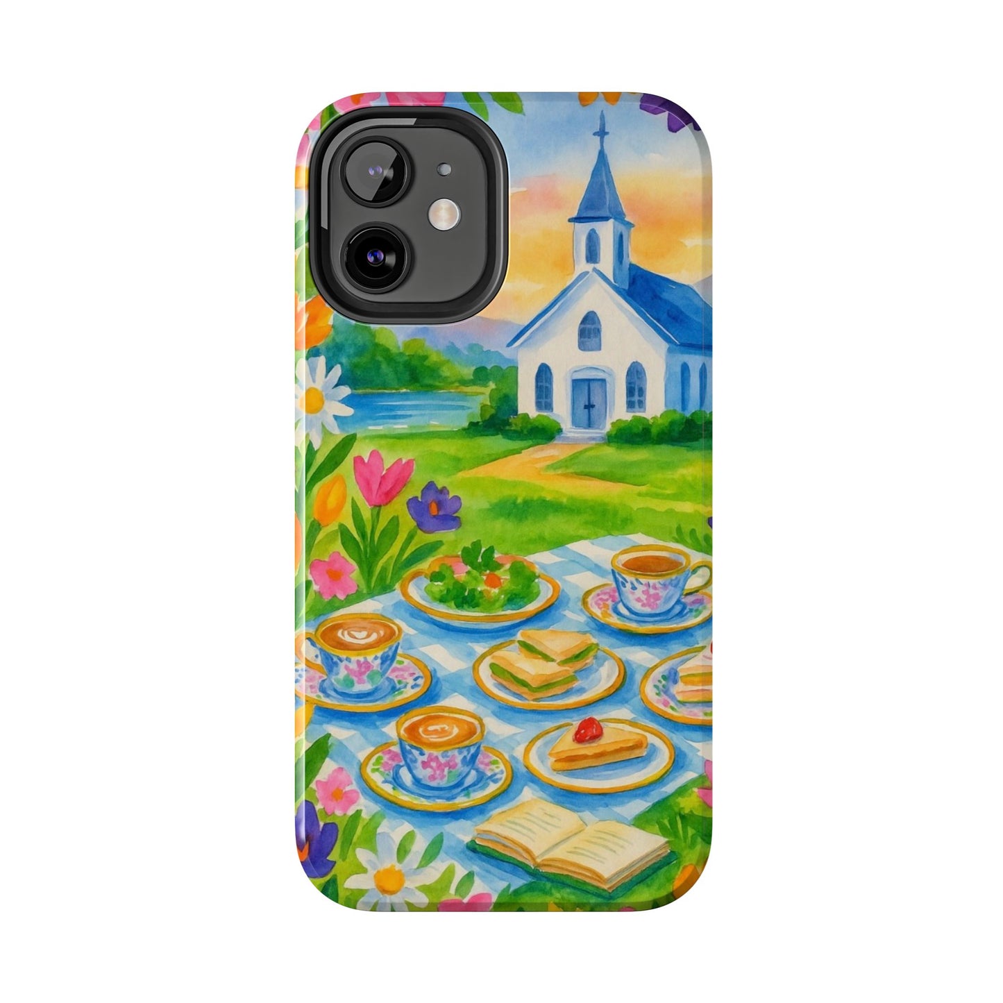 Tough Phone Cases - Church Girl Sketch