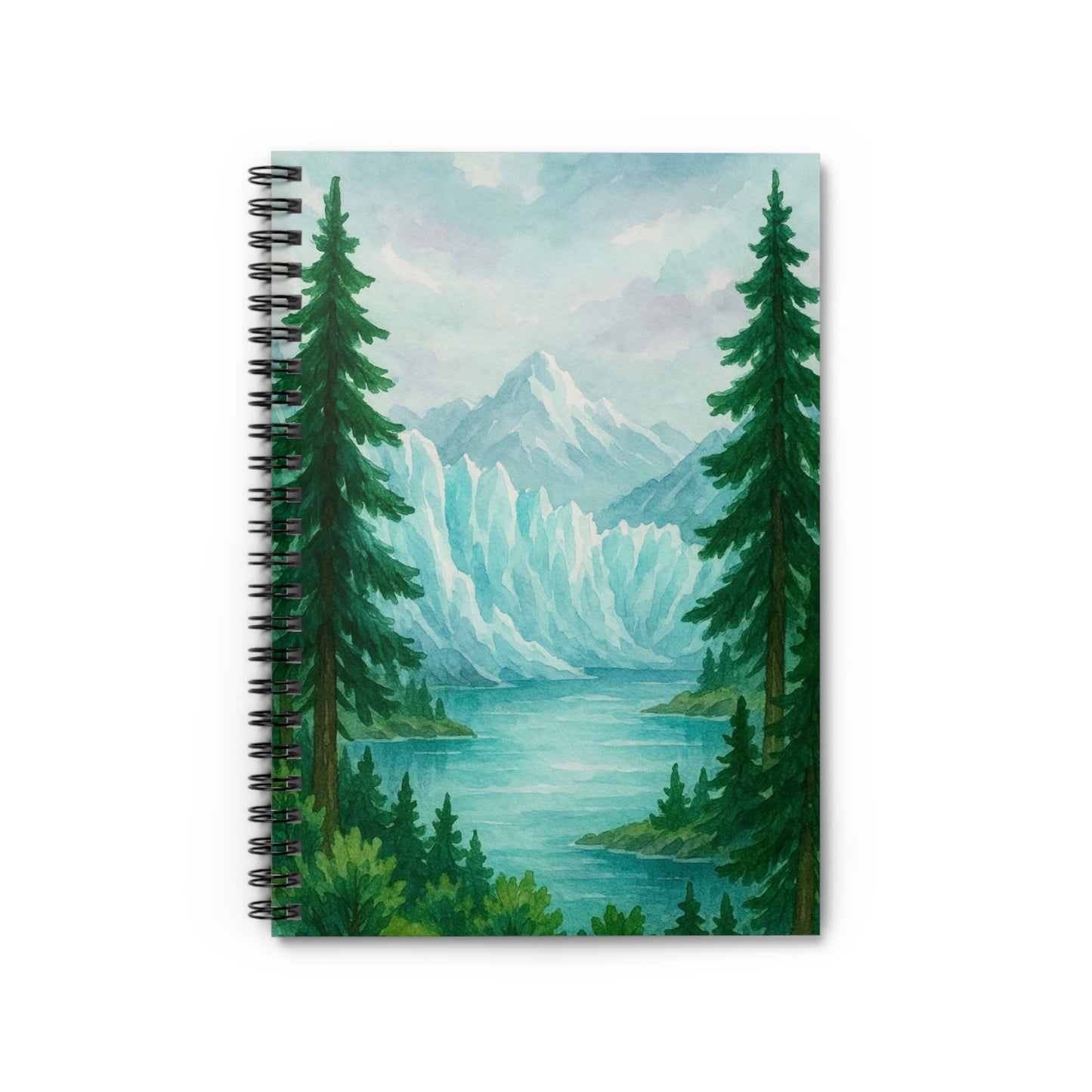 Nature-Inspired Spiral Notebook, Aesthetic Stationery for Journaling, Gift for Nature Lovers, Eco-Friendly, Writing Journal, Mountain [...]