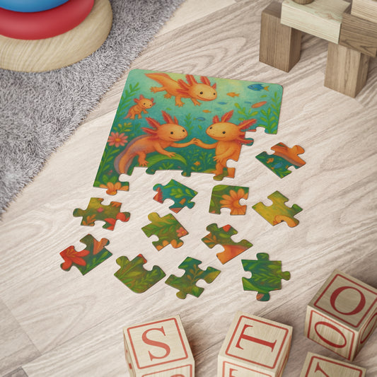 Kids' 30-Piece Puzzle, Cute Animal Theme, Educational Gift for Children, Family Fun Activity, Great Birthday Present, Toddler Toy