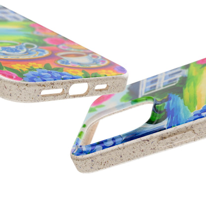 Eco-Friendly iPhone Case with Floral Tea Party Design, Biodegradable Phone Cover, Sustainable Gift, Nature Lover Phone Shell, [...]