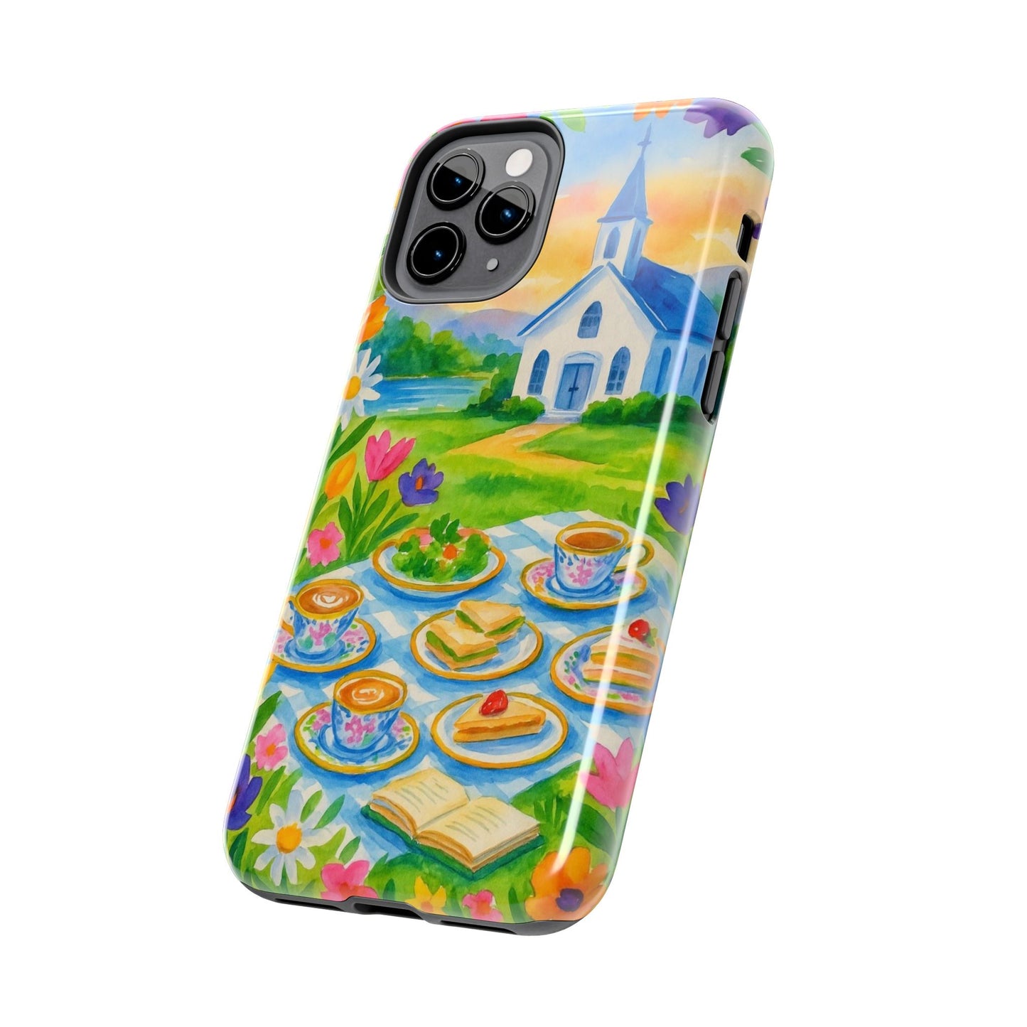 Tough Phone Cases - Church Girl Sketch