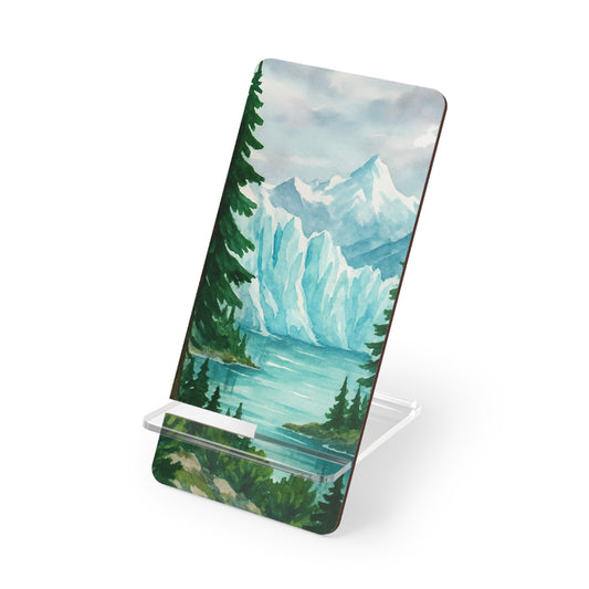 Scenic Smartphone Display Stand, Nature Desk Accessory, Eco-Friendly Phone Holder, Gift for Nature Lovers, Home Office Decor