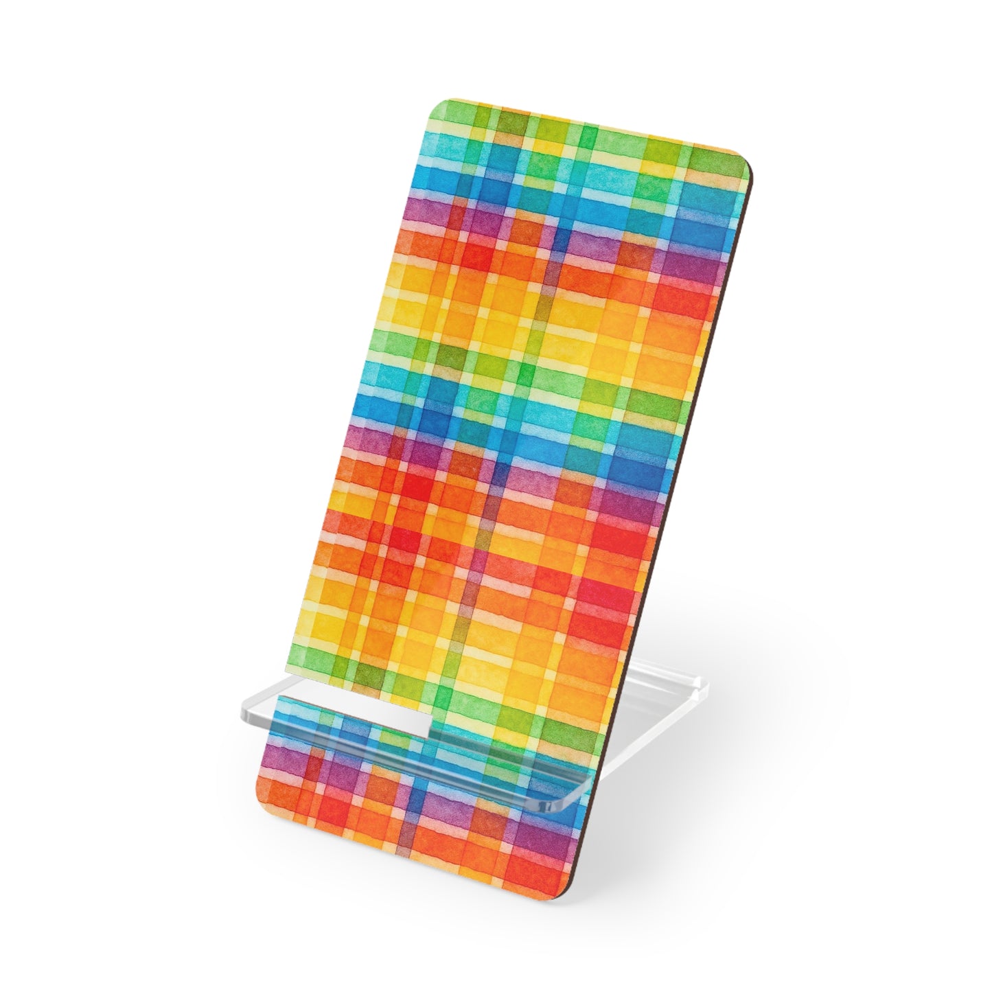 Vibrant Mobile Display Stand, Colorful Smartphone Holder, Desk Organizer, Phone Stand for Home Office, Gift for Tech Lovers