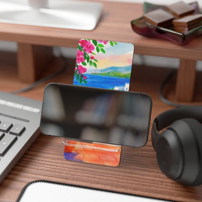 Vibrant Mobile Display Stand for Smartphones, Phone Holder, Desk Organizer, Gift for Tech Lovers, Home Decor, Travel Accessories