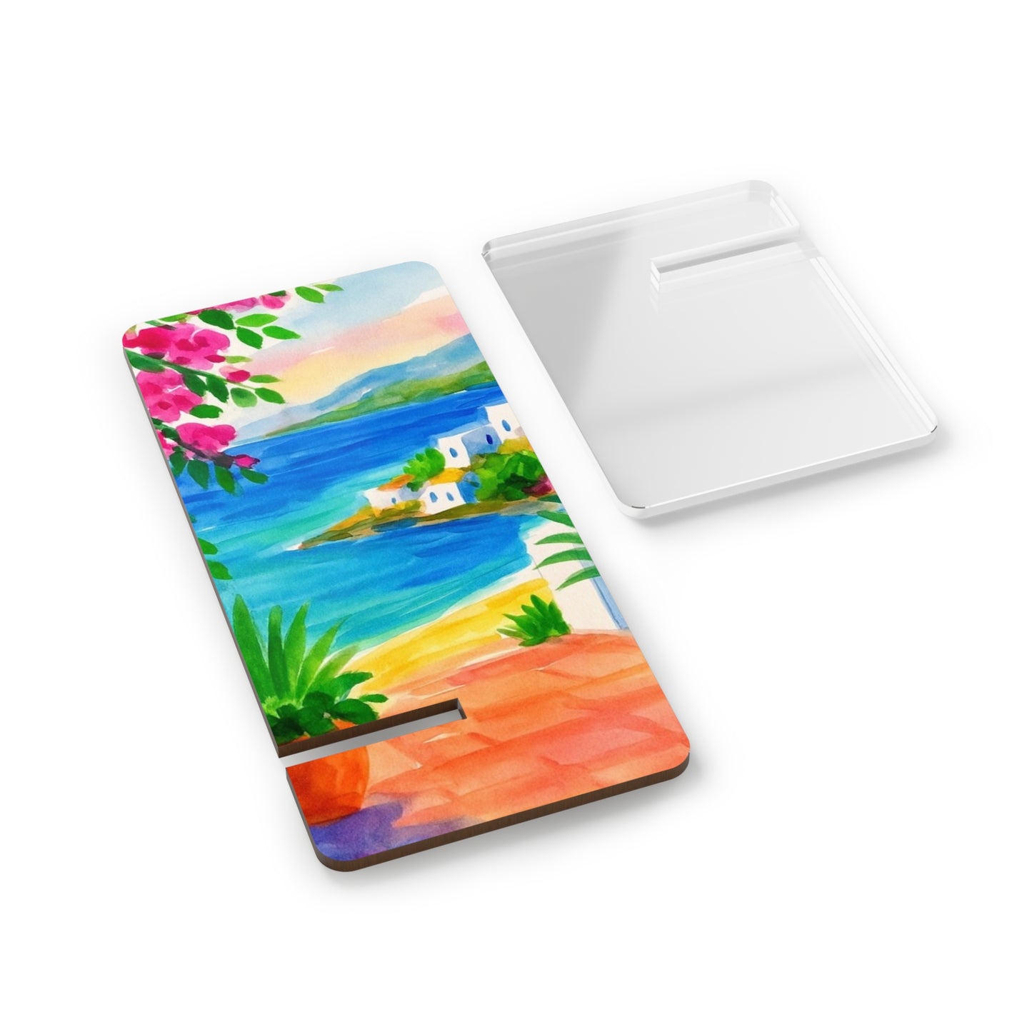 Vibrant Mobile Display Stand for Smartphones, Phone Holder, Desk Organizer, Gift for Tech Lovers, Home Decor, Travel Accessories