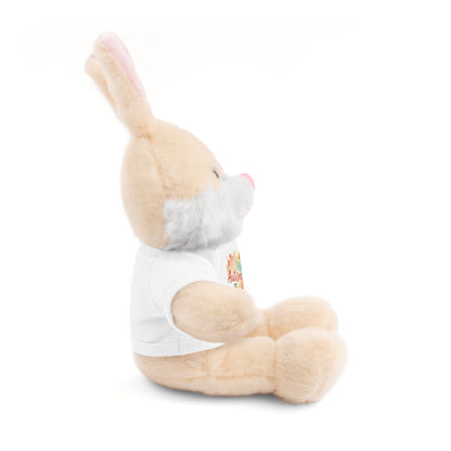 Adorable Autism Awareness Stuffed Animal, Personalized Plush Bunny, Cute Kids' Gift, Sensory Toy, Birthday Present