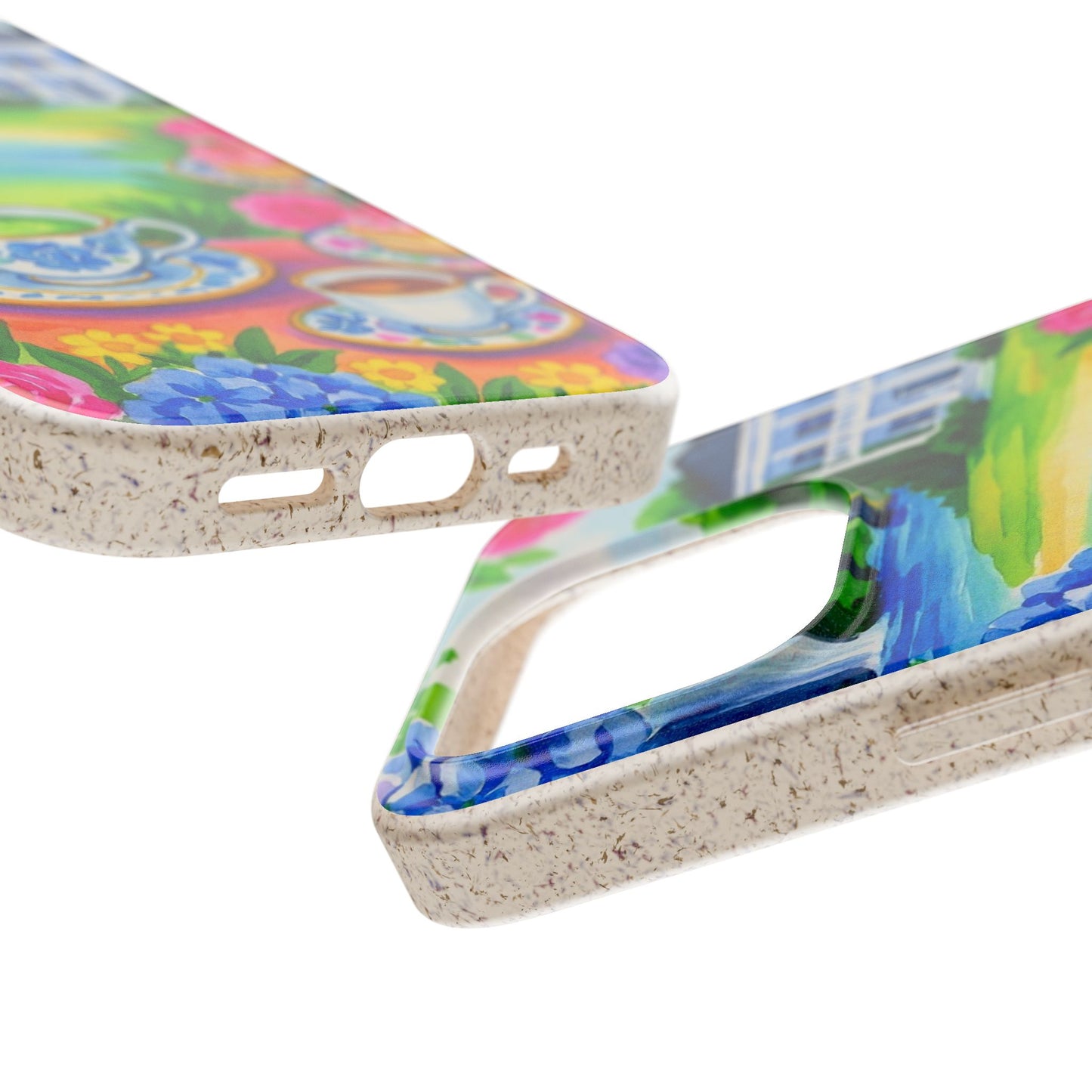 Eco-Friendly iPhone Case with Floral Tea Party Design, Biodegradable Phone Cover, Sustainable Gift, Nature Lover Phone Shell, [...]