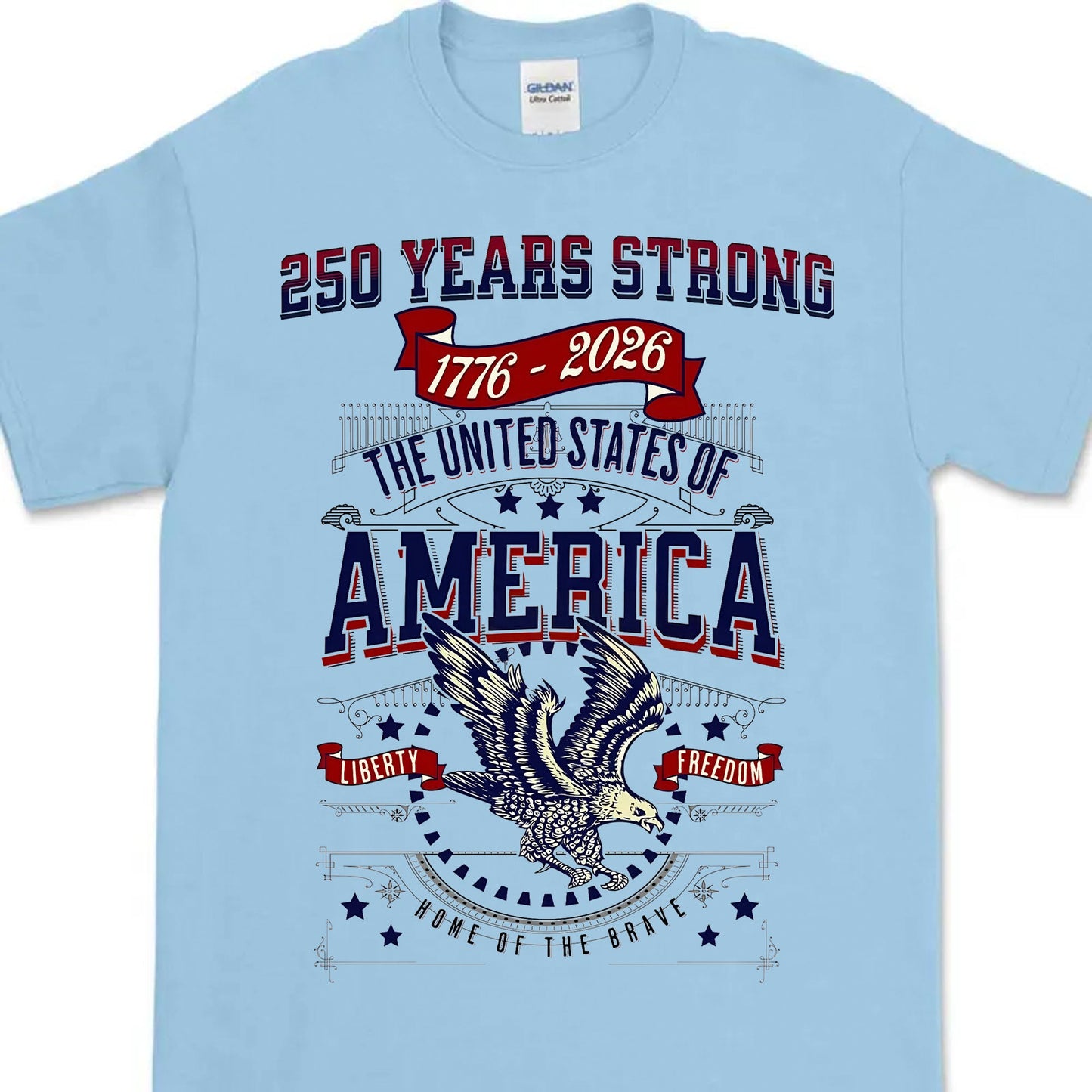 250 Years Strong USA Shirt | Happy 250th Birthday USA Shirt | America 250th Anniversary Tee | Independence Day T-Shirt 682535