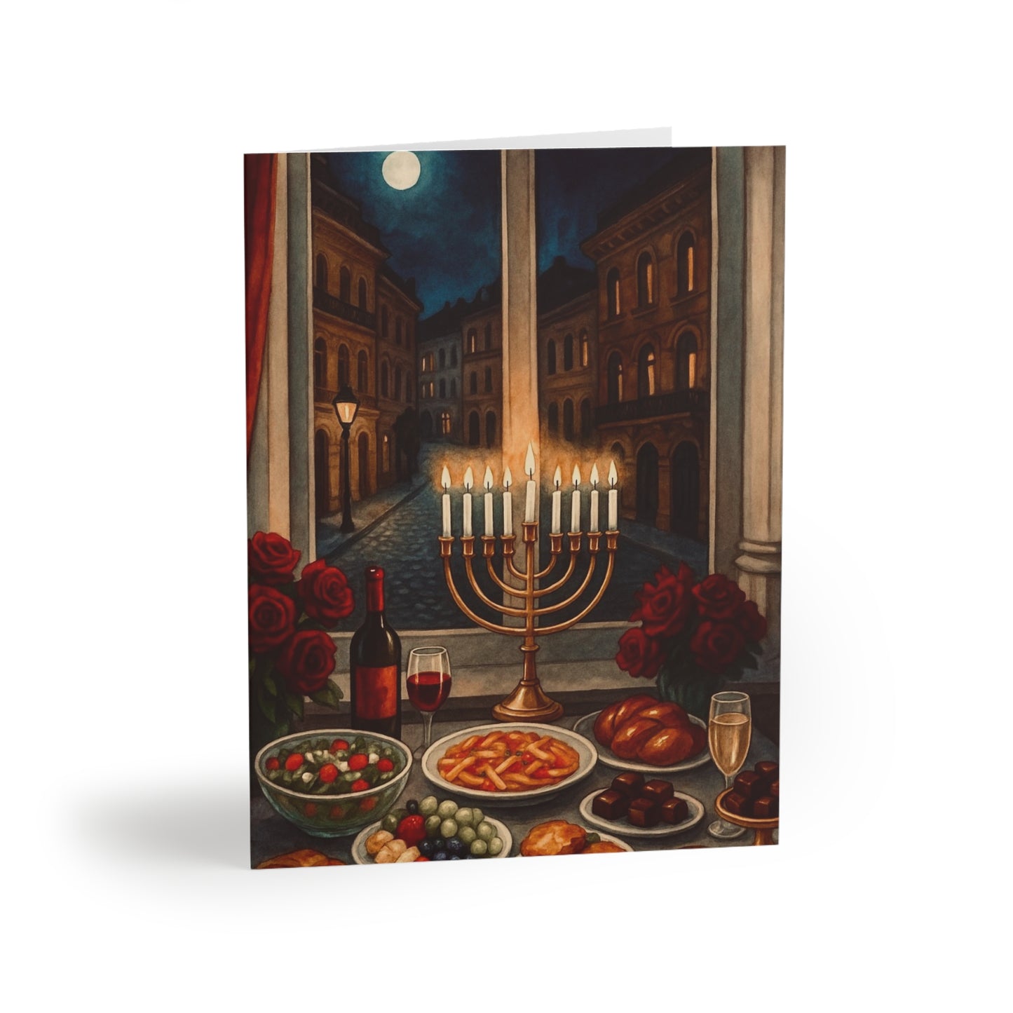 Elegant Hanukkah Greeting Cards - Celebrate the Festival of Lights with Style, Perfect for Sharing Joy and Love, Jewish Holidays, 8, [...]