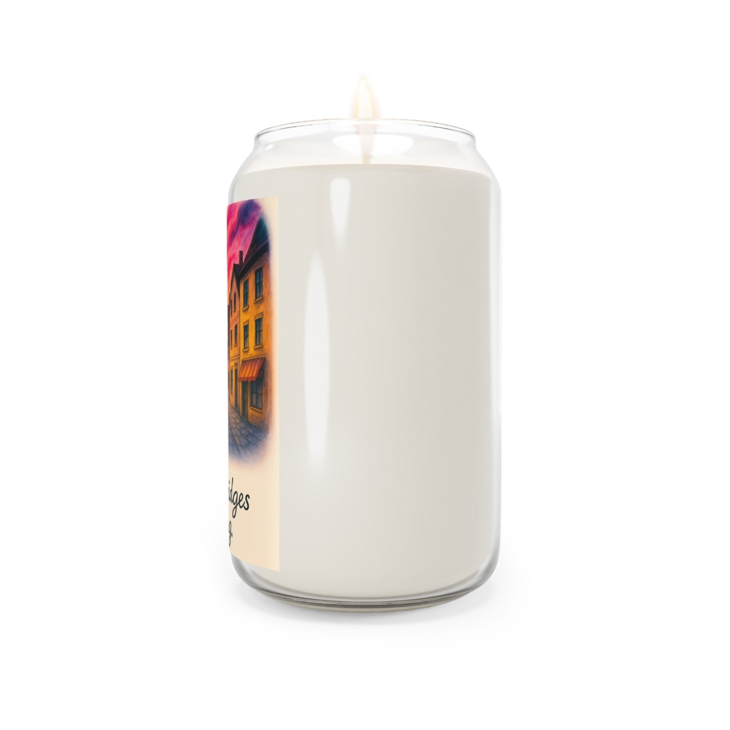 Scented Soy Candle - "I Smell Bridges Burning" - Cozy Home Decor, Gift for Friends, Relaxation, Aromatherapy, Handmade Candle