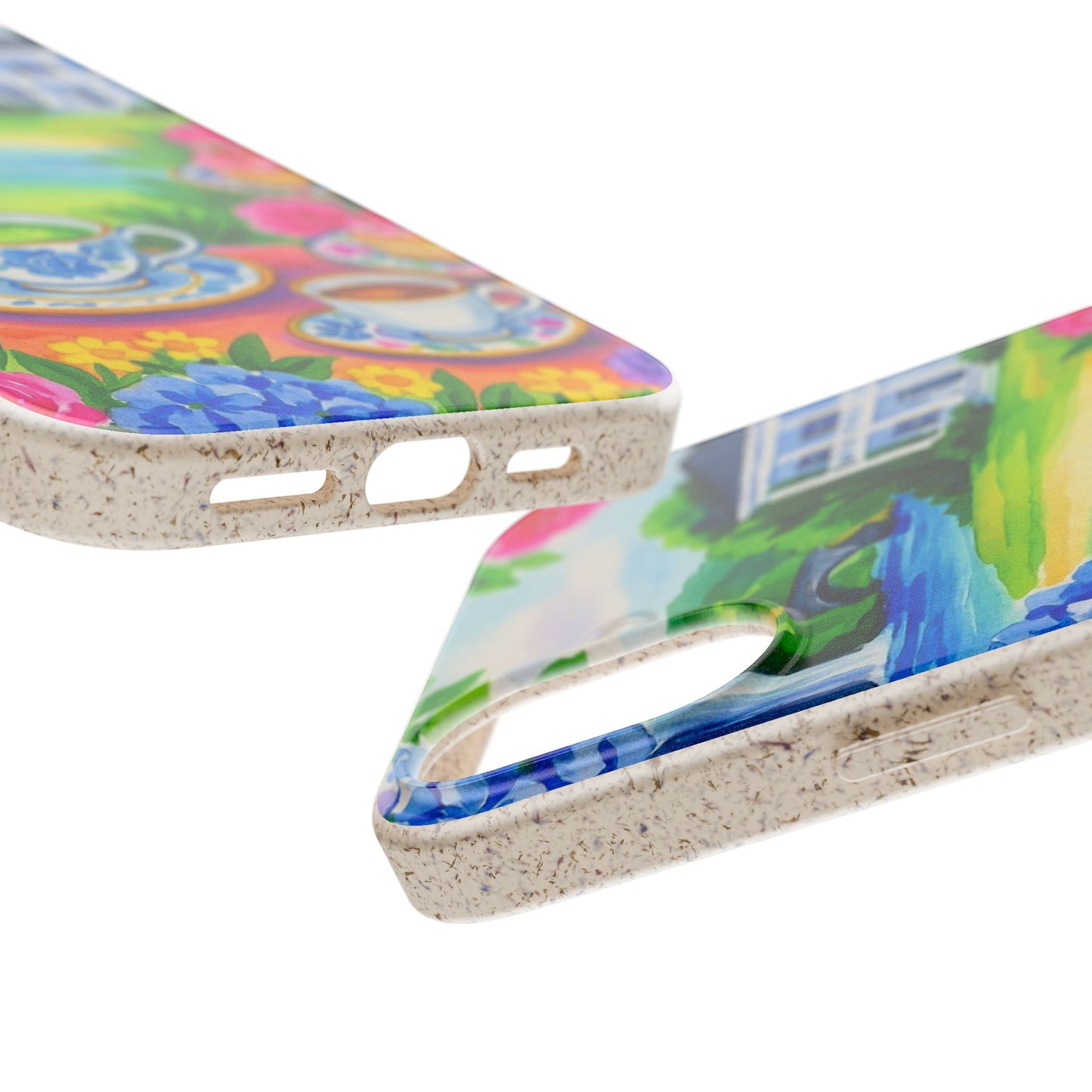 Eco-Friendly iPhone Case with Floral Tea Party Design, Biodegradable Phone Cover, Sustainable Gift, Nature Lover Phone Shell, [...]