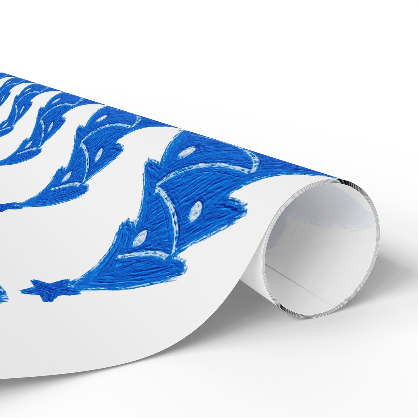 Charming Blue Wrapping Paper for Any Occasion, Gift Wrap, Holiday Decor, Party Supplies, Eco-Friendly Gift Wrap