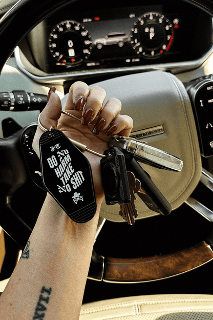 'Do No Harm Take No Shit' Key Chain